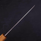 Santoku AUS-10 Wave Nickel Damascus Yaki Urushi Handle 165mm-[Musashi]-[Japanese-Kitchen-Knives]