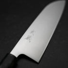 Santoku AUS-8 Polished Ocean Black Handle 165mm-[Musashi]-[Japanese-Kitchen-Knives]