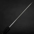 Santoku AUS-8 Polished Ocean Black Handle 165mm-[Musashi]-[Japanese-Kitchen-Knives]