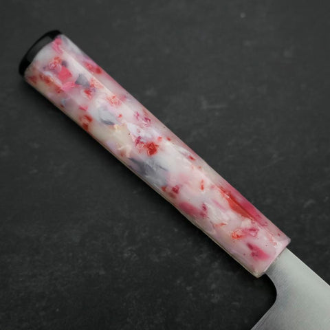 Santoku AUS-8 Polished Ocean Sakura Handle 165mm