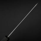 Santoku Blue Steel #1 Stainless Clad Kurouchi Dark Blue Urushi Handle 170mm-[Musashi]-[Japanese-Kitchen-Knives]