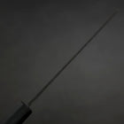 Santoku Blue Steel #2 Kurouchi Dark Blue Urushi Handle 165mm (6.5”)-[Musashi]-[Japanese-Kitchen-Knives]