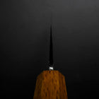Santoku Blue Steel #2 Kurouchi Yaki-Urushi Handle 165mm-[Musashi]-[Japanese-Kitchen-Knives]