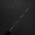 Santoku Blue Steel #2 Nashiji Stainless Yew Handle 165mm-[Musashi]-[Japanese-Kitchen-Knives]