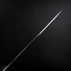 Santoku Blue Steel #2 Stainless Clad Colored Damascus Western Ironwood Handle 180mm-[Musashi]-[Japanese-Kitchen-Knives]