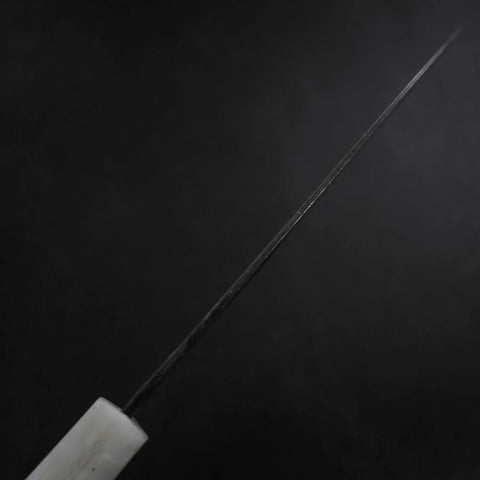Santoku Blue Steel #2 Kurouchi Mango Blanco Negro Dorado Plástico del Océano 165mm