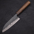 Santoku Blue Steel #2 Kurouchi Sumi Urushi Handle 135mm-[Musashi]-[Japanese-Kitchen-Knives]
