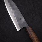 Santoku Blue Steel #2 Kurouchi Sumi Urushi Handle 135mm-[Musashi]-[Japanese-Kitchen-Knives]