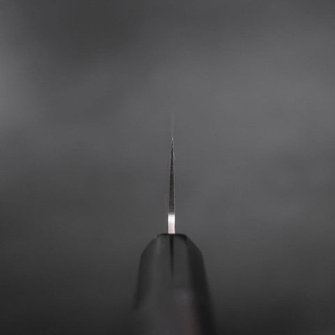 Santoku Chromax Polished Buffalo Ebony Handle 170mm-[Musashi]-[Japanese-Kitchen-Knives]