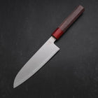 Santoku Chromax Polished Walnut Handle 170mm-[Musashi]-[Japanese-Kitchen-Knives]