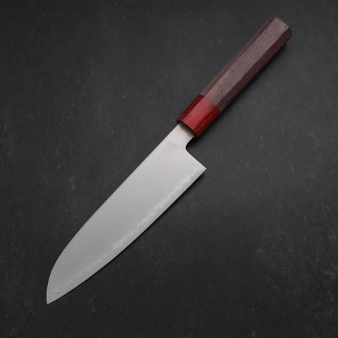 Santoku Chromax Polished Walnut Handle 170mm-[Musashi]-[Japanese-Kitchen-Knives]