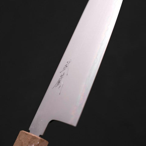 Santoku Chromax Polished White Urushi Handle 170mm-[Musashi]-[Japanese-Kitchen-Knives]