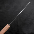 Santoku Chromax Polished White Urushi Handle 170mm-[Musashi]-[Japanese-Kitchen-Knives]