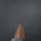 Santoku Chromax Tsuchime Brown Western Handle 165mm-[Musashi]-[Japanese-Kitchen-Knives]