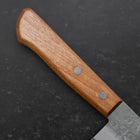 Santoku Chromax Tsuchime Brown Western Handle 165mm-[Musashi]-[Japanese-Kitchen-Knives]