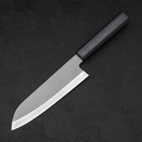 Santoku HAP-40 High Speed Tool Stee Dark Blue Urushi Handle 170mm-[Musashi]-[Japanese-Kitchen-Knives]