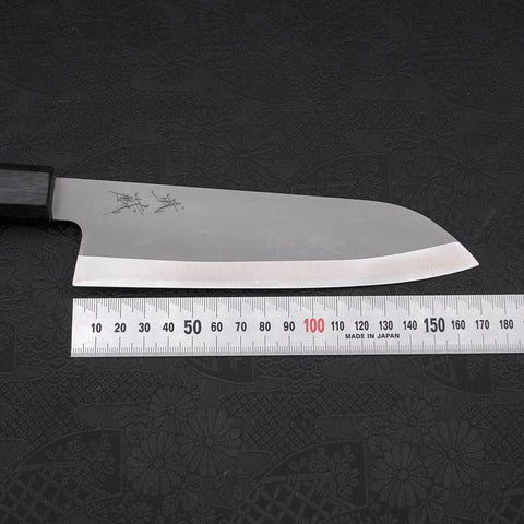 Santoku HAP-40 High Speed Tool Stee Dark Blue Urushi Handle 170mm-[Musashi]-[Japanese-Kitchen-Knives]