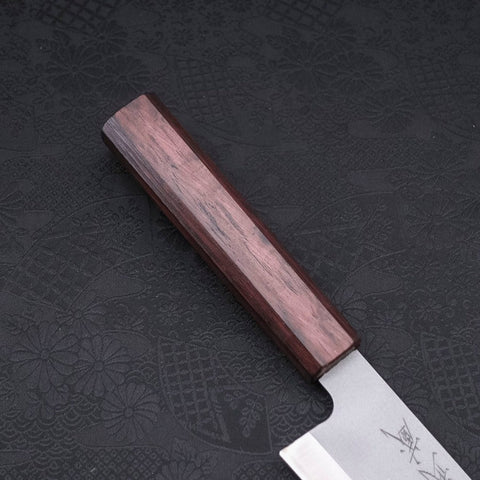 Santoku HAP-40 High Speed Tool Stee Purple Urushi Handle 170mm-[Musashi]-[Japanese-Kitchen-Knives]