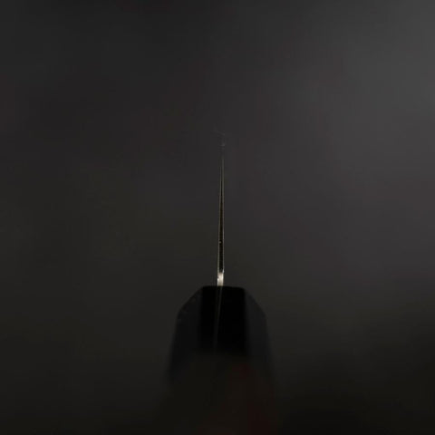 Santoku HAP-40 Polished Buffalo Ebony Handle 180mm-[Musashi]-[Japanese-Kitchen-Knives]