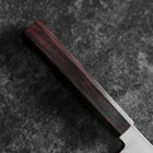 Santoku HAP-40 Polished Ebony Handle 180mm (7”)-[Musashi]-[Japanese-Kitchen-Knives]