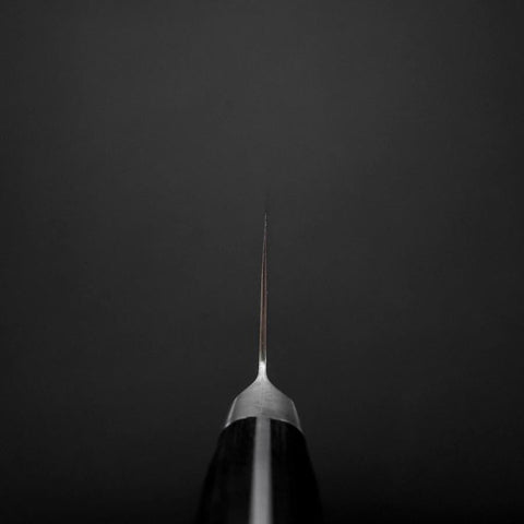 Santoku Molybdenum Polished Western Black Handle 175mm (6.8”)-[Musashi]-[Japanese-Kitchen-Knives]