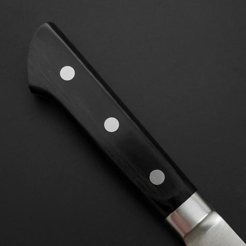 Santoku Molybdenum Polished Western Black Handle 175mm (6.8”)-[Musashi]-[Japanese-Kitchen-Knives]