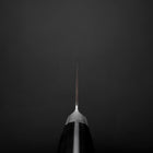 Santoku Molybdenum Polished Western Black Handle 175mm-[Musashi]-[Japanese-Kitchen-Knives]