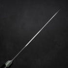 Santoku Molybdenum Polished Western Black Handle 180mm-[Musashi]-[Japanese-Kitchen-Knives]