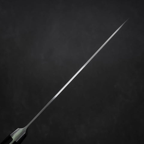 Santoku Molybdenum Polished Western Black Handle 180mm-[Musashi]-[Japanese-Kitchen-Knives]