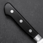 Santoku Molybdenum Polished Western Black Handle 180mm-[Musashi]-[Japanese-Kitchen-Knives]