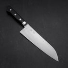 Santoku Molybdenum Polished Western Black Handle 180mm-[Musashi]-[Japanese-Kitchen-Knives]