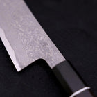 Santoku SG-2 Damascus Buffalo Ebony Handle 165mm-[Musashi]-[Japanese-Kitchen-Knives]