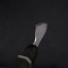 Santoku SG-2 Damascus Buffalo Ebony Handle 165mm-[Musashi]-[Japanese-Kitchen-Knives]
