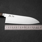 Santoku SG-2 Damascus Western Golden Ebony Handle 180mm (7”)-[Musashi]-[Japanese-Kitchen-Knives]