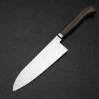 Santoku SG-2 Damascus Western Golden Ebony Handle 180mm-[Musashi]-[Japanese-Kitchen-Knives]