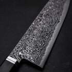 Santoku SG-2 Kurozome Damascus Ebony Handle 180mm-[Musashi]-[Japanese-Kitchen-Knives]