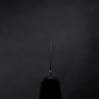 Santoku SG-2 Kurozome Damascus Ebony Handle 180mm-[Musashi]-[Japanese-Kitchen-Knives]