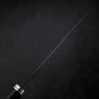 Santoku SG-2 Kurozome Damascus Ebony Handle 180mm-[Musashi]-[Japanese-Kitchen-Knives]