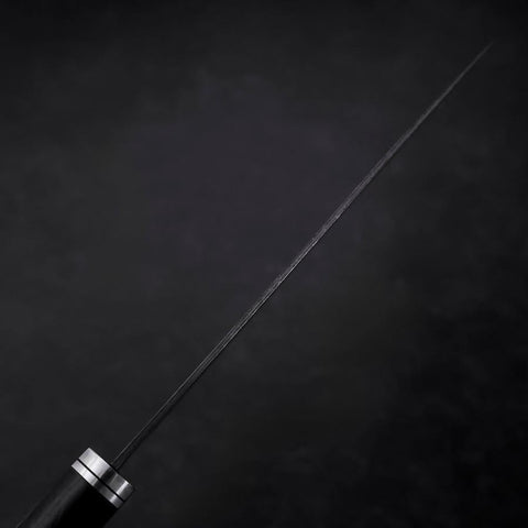 Santoku SG-2 Kurozome Damascus Ebony Handle 180mm-[Musashi]-[Japanese-Kitchen-Knives]