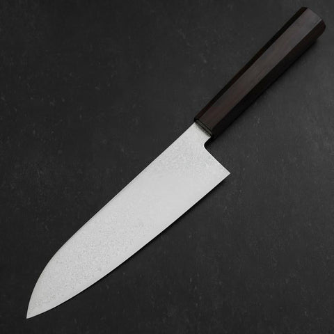 Santoku SG-2 Nickel Damascus Ebony Handle 180mm (7”)-[Musashi]-[Japanese-Kitchen-Knives]