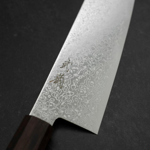 Santoku SG-2 Nickel Damascus Ebony Handle 180mm (7”)