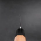 Santoku SG-2 Polished Buffalo Zelkova Handle 180mm-[Musashi]-[Japanese-Kitchen-Knives]