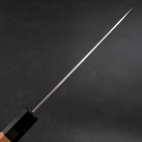 Santoku SG-2 Polished Buffalo Zelkova Handle 180mm-[Musashi]-[Japanese-Kitchen-Knives]