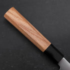 Santoku SG-2 Polished Buffalo Zelkova Handle 180mm-[Musashi]-[Japanese-Kitchen-Knives]