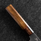 Santoku SG-2 Polished Ovangkol Handle 180mm (7”)-[Musashi]-[Japanese-Kitchen-Knives]