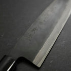 Santoku SK Steel Kurouchi Magnolia Handle 165mm-[Musashi]-[Japanese-Kitchen-Knives]
