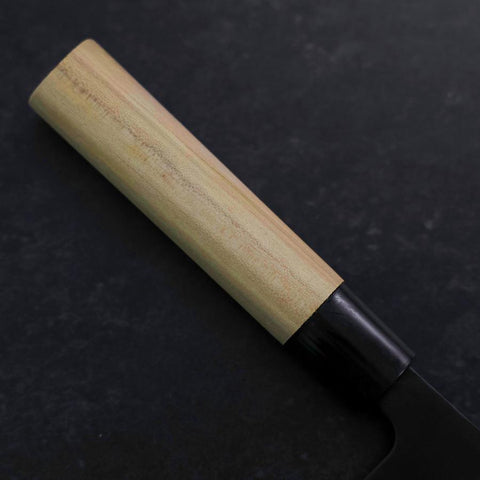 Santoku SK Steel Kurouchi Magnolia Handle 165mm-[Musashi]-[Japanese-Kitchen-Knives]