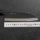 Santoku SK Steel Kurouchi Magnolia Handle 165mm-[Musashi]-[Japanese-Kitchen-Knives]