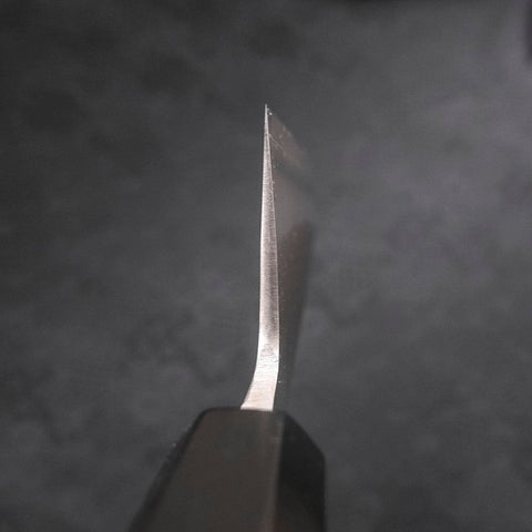 Santoku SKD11 Nashiji Ebony Handle 165mm-[Musashi]-[Japanese-Kitchen-Knives]