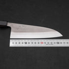 Santoku SKD11 Nashiji Ebony Handle 165mm-[Musashi]-[Japanese-Kitchen-Knives]